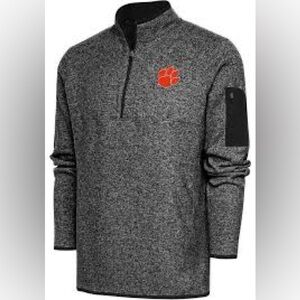 NWT Men’s Antigua Clemson Tigers Fortune Quarter Zip Pullover~XLT~$120